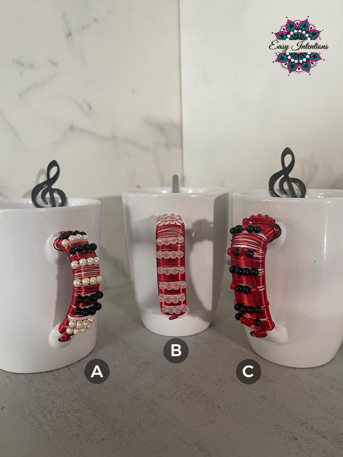 WHITE MUGS - 5